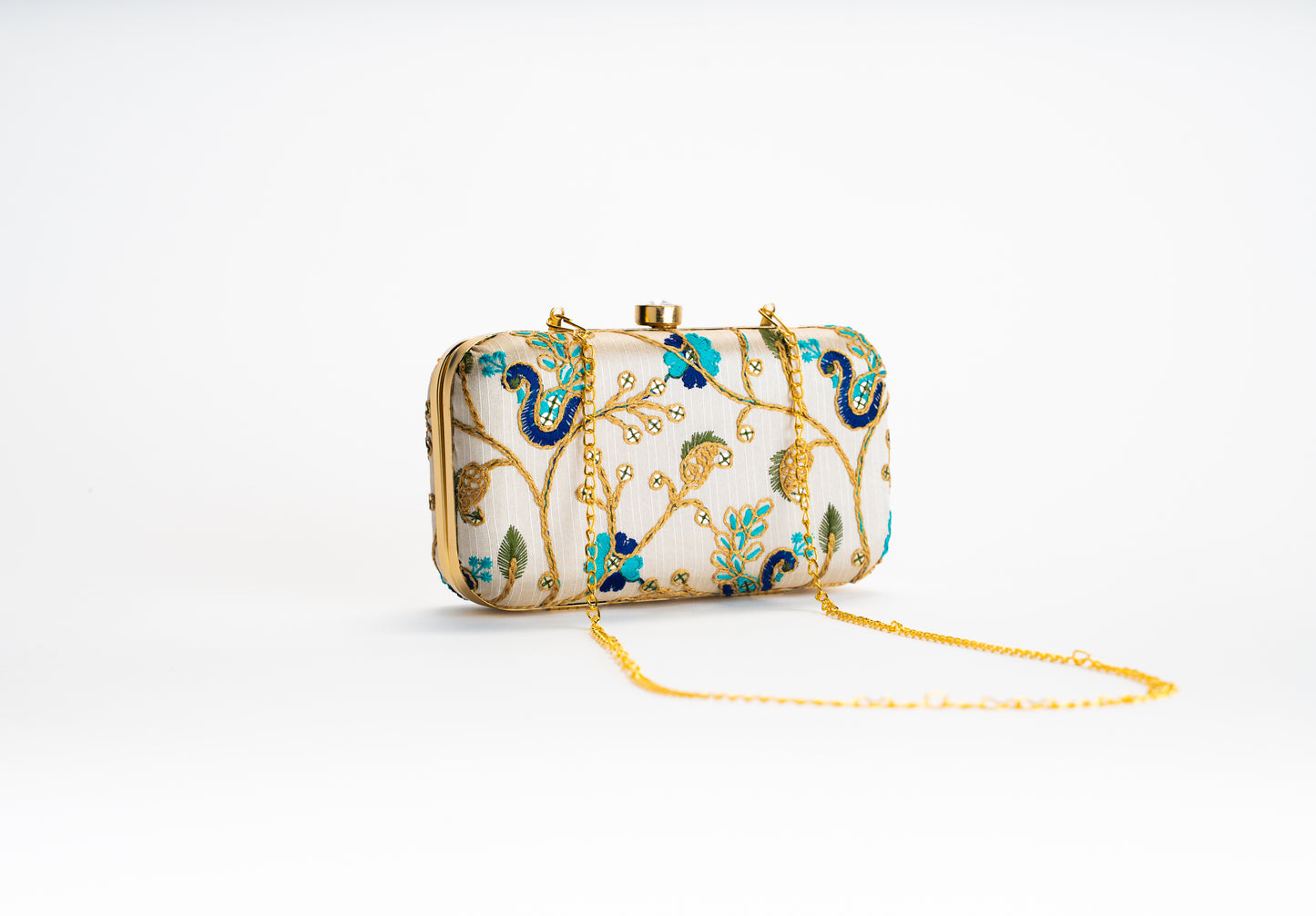 Royal Peacock Clutch