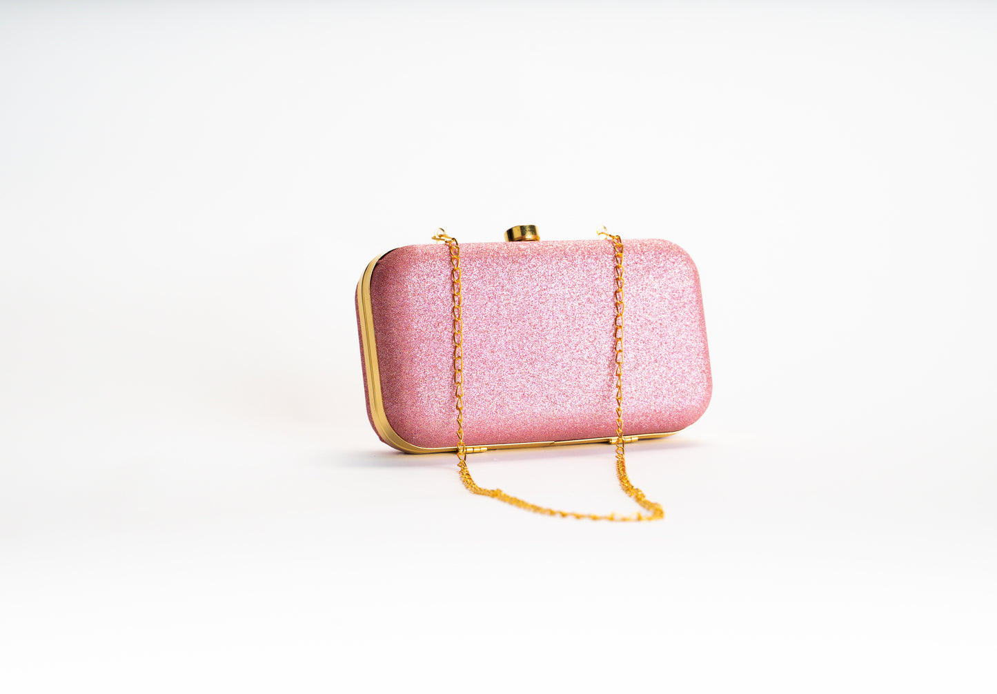 Roze Glitter Clutch
