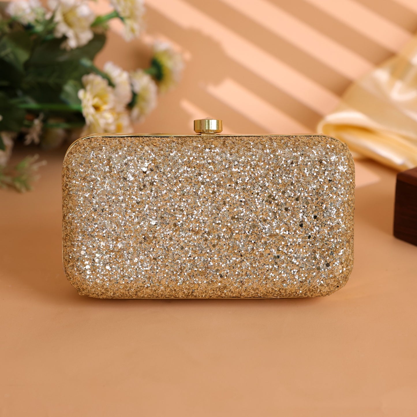 Gouden glitter Clutch