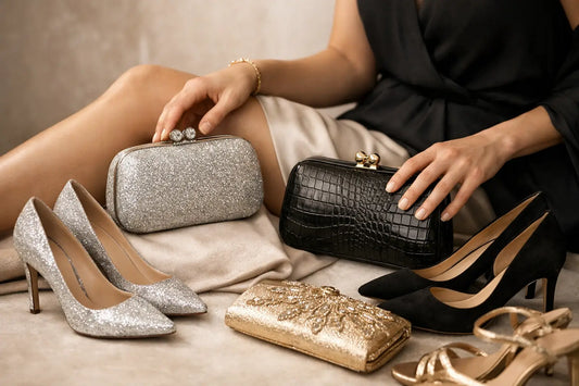 Feesttas matchen met schoenen voor elke look