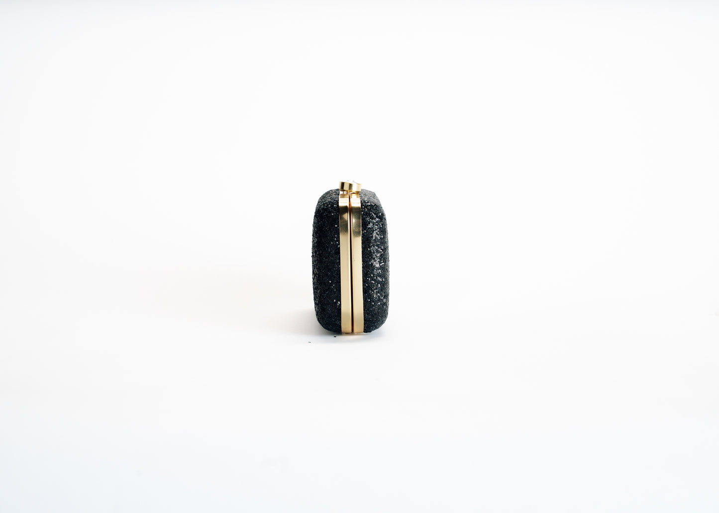 Zwarte Glitter Clutch