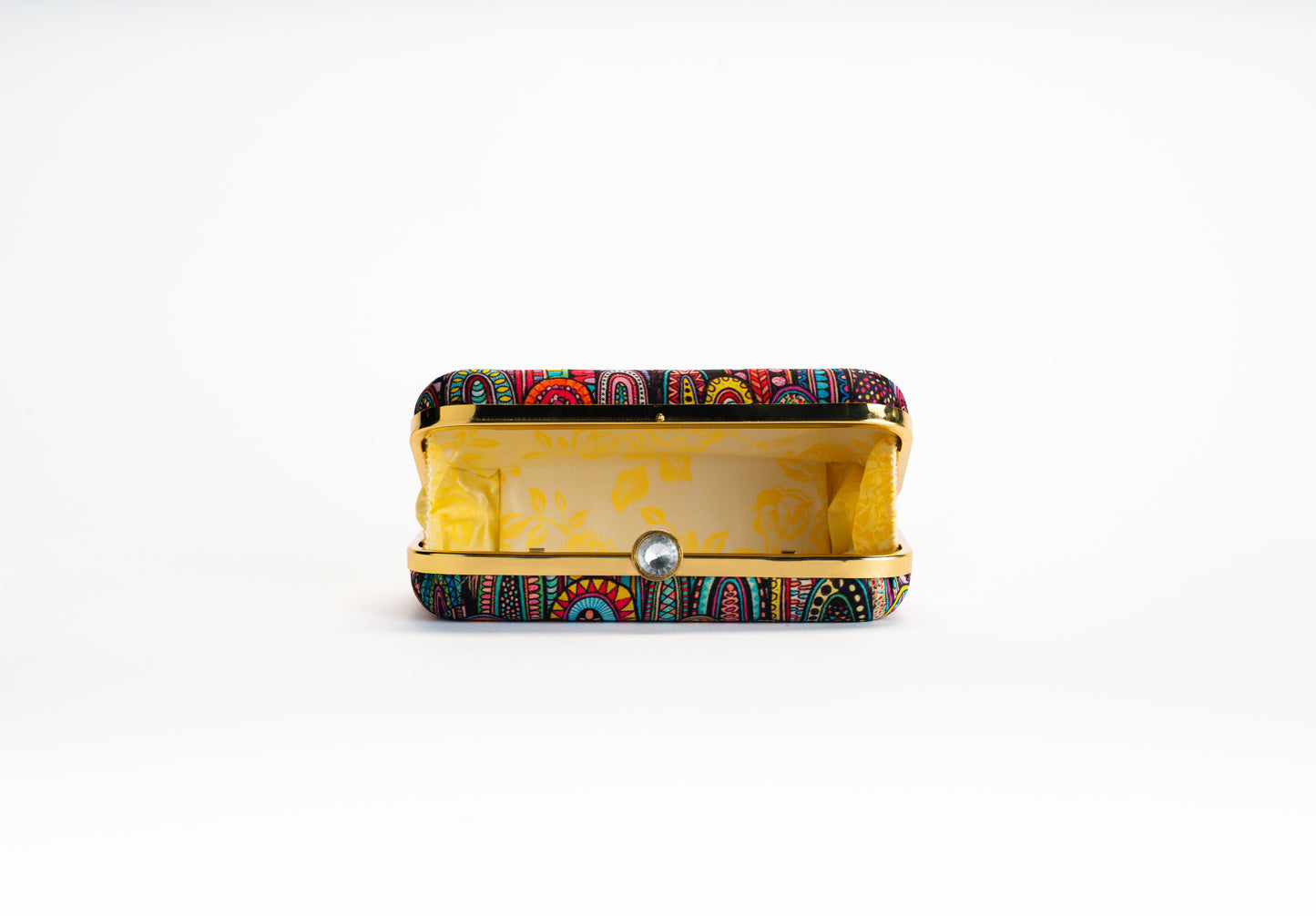 Paisley Print Clutch
