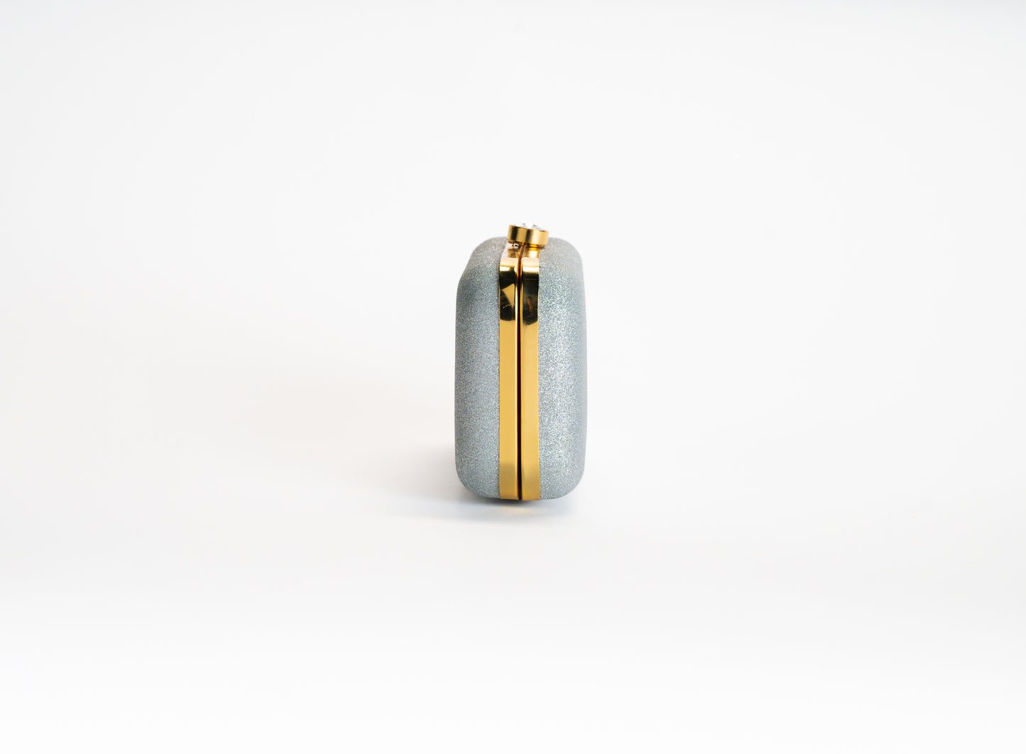 Zilveren Frost Shine clutch