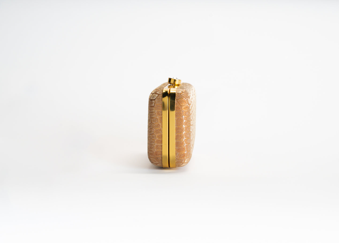 Gouden Croco Clutch