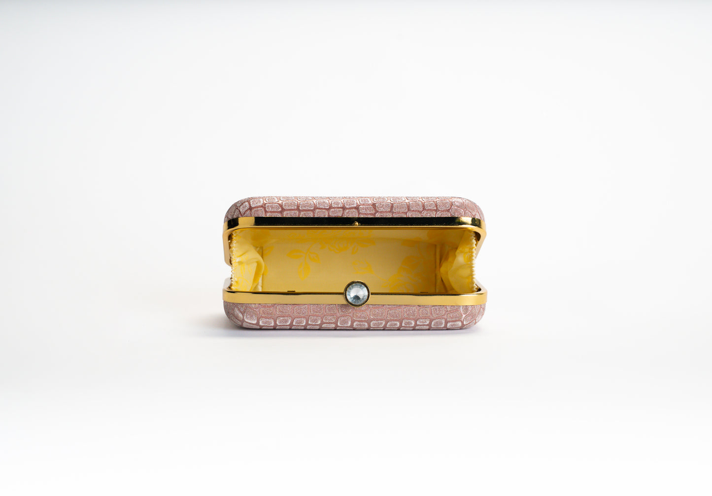 Roze Croco Clutch