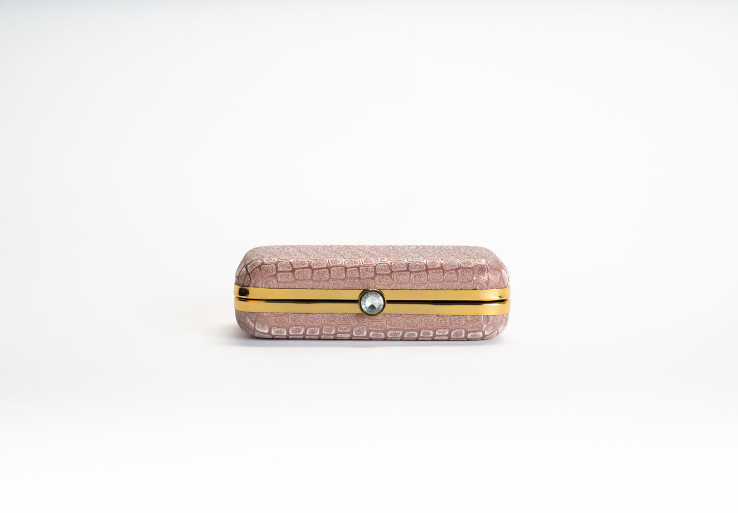 Roze Croco Clutch