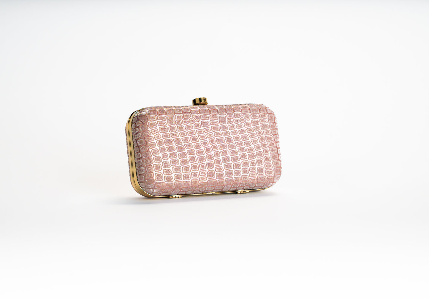 Roze Croco Clutch