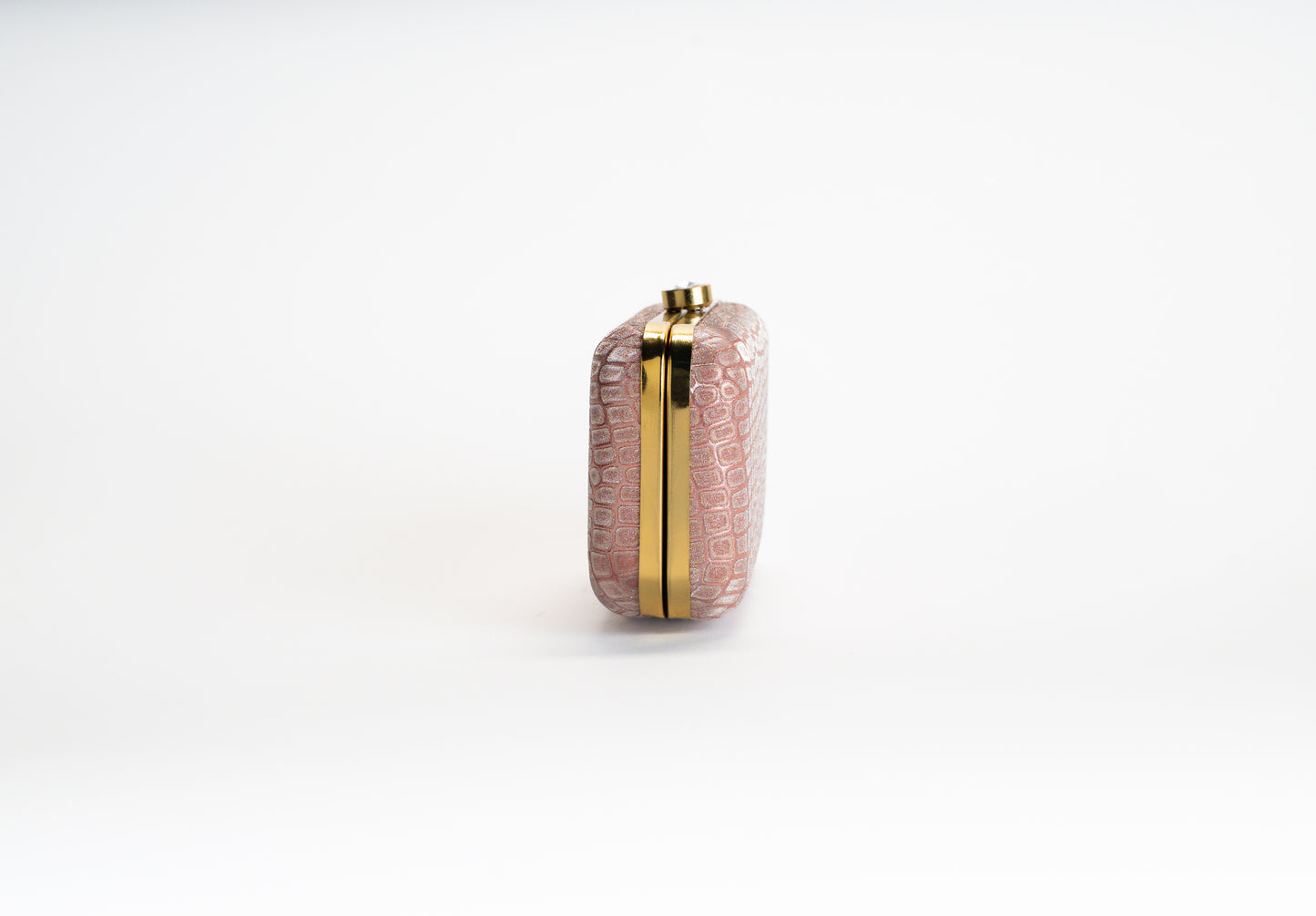 Roze Croco Clutch