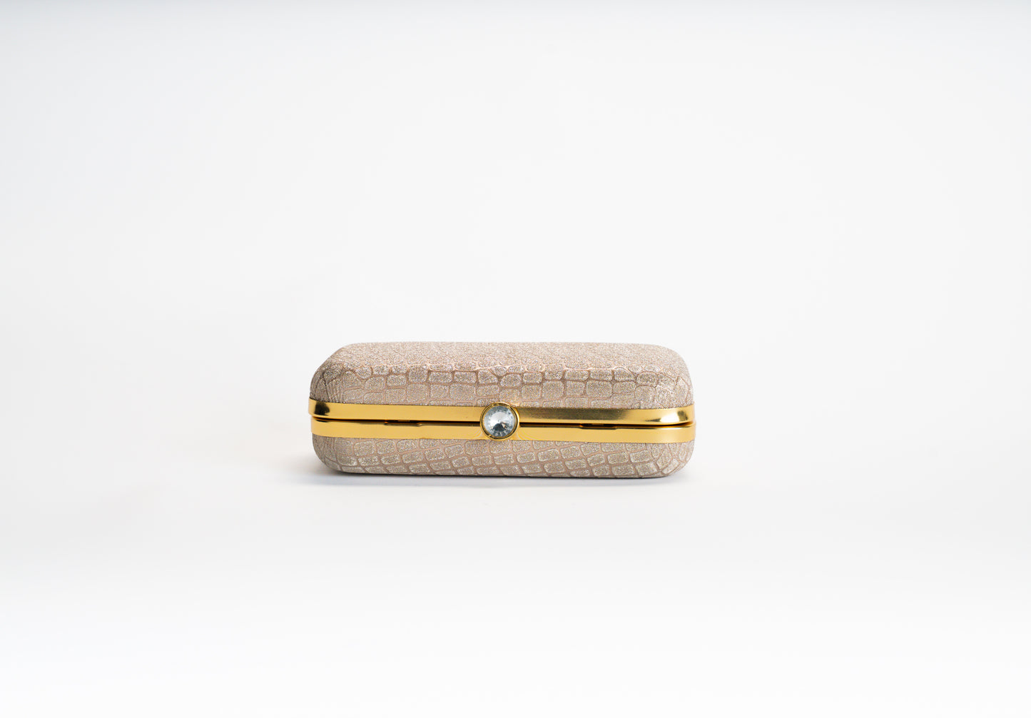 Champagne Croco Clutch