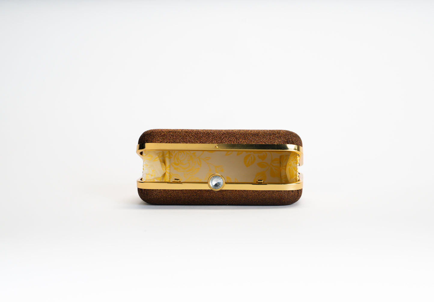 Bronze Glitter Clutch