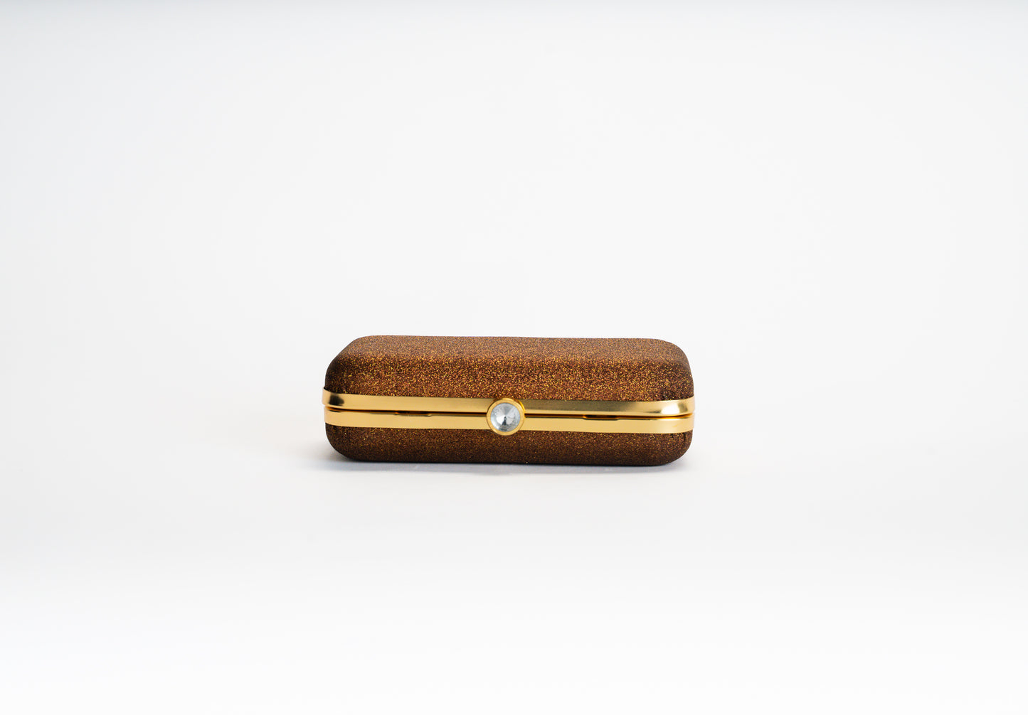 Bronze Glitter Clutch
