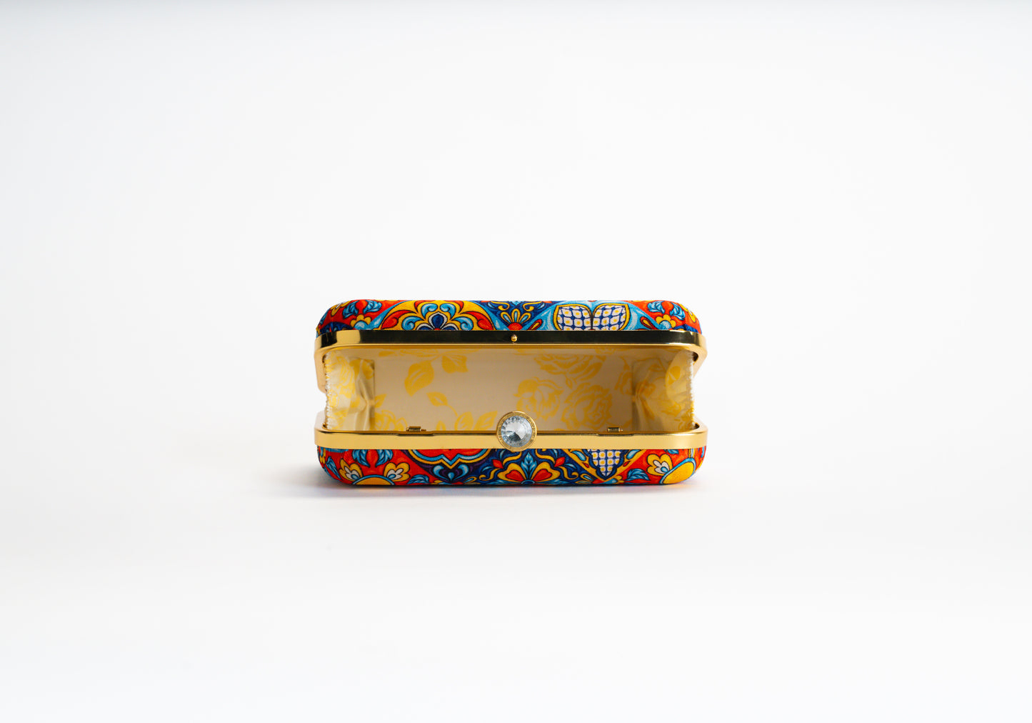 Gekleurde bloemen clutch