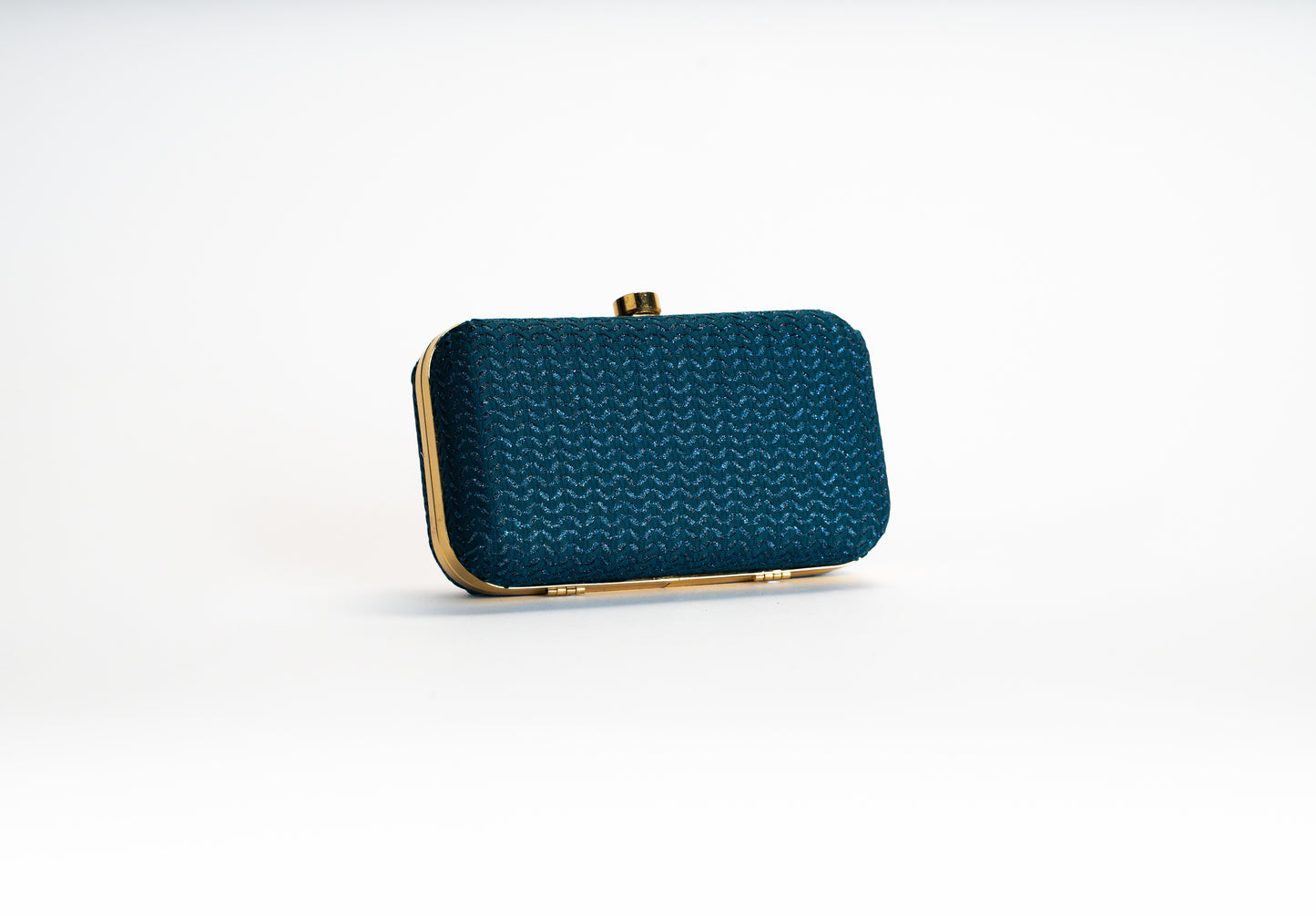 Blauwe Wave Clutch