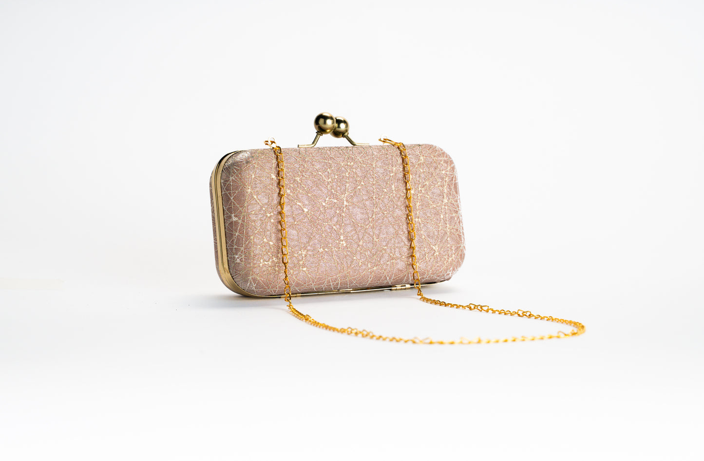 Rosé Glow Clutch