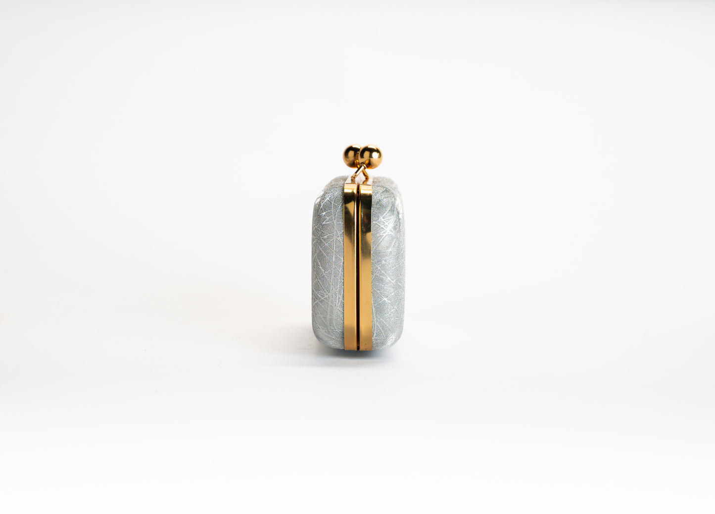Silver Crystal Clutch