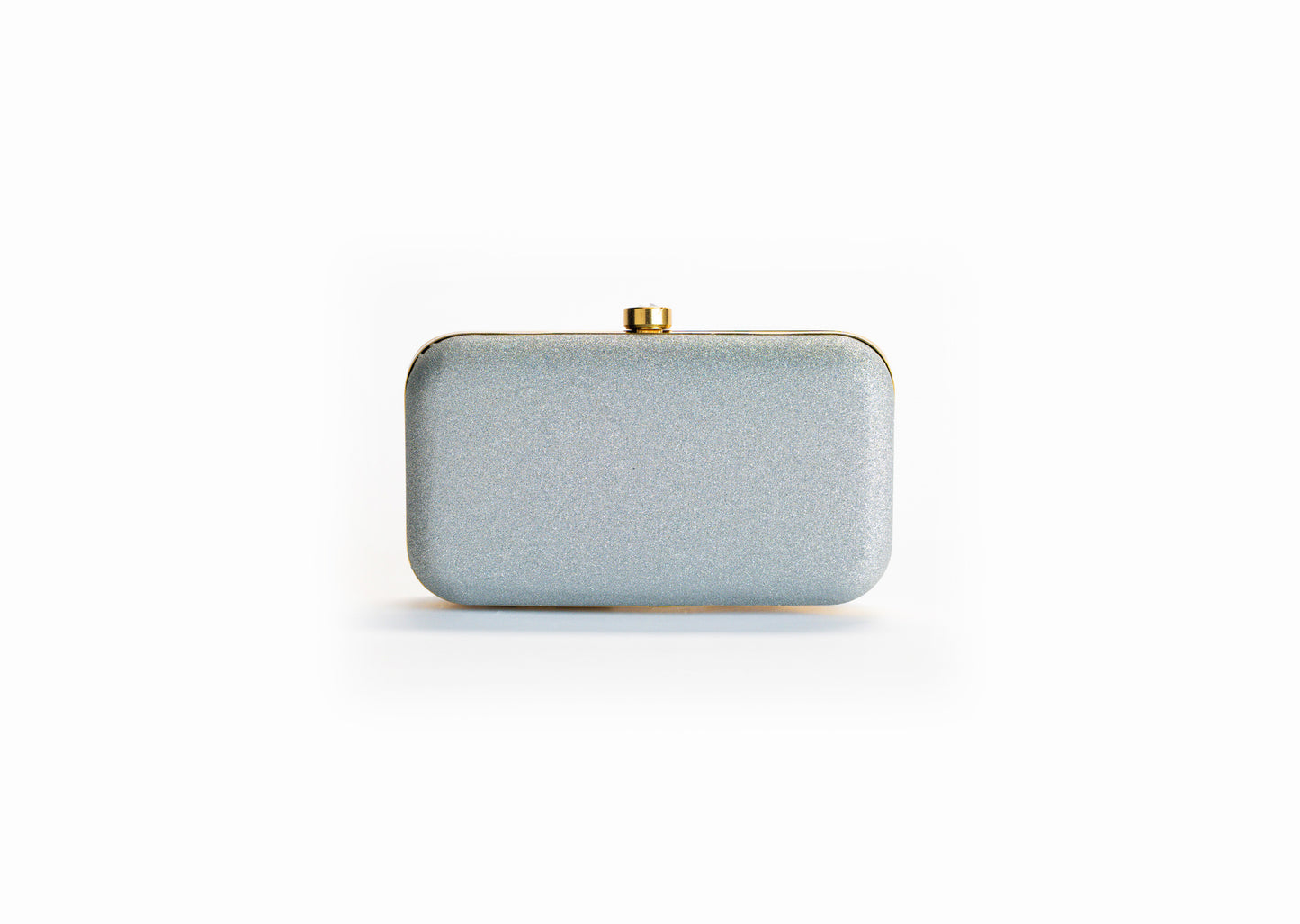 Zilveren Frost Shine clutch