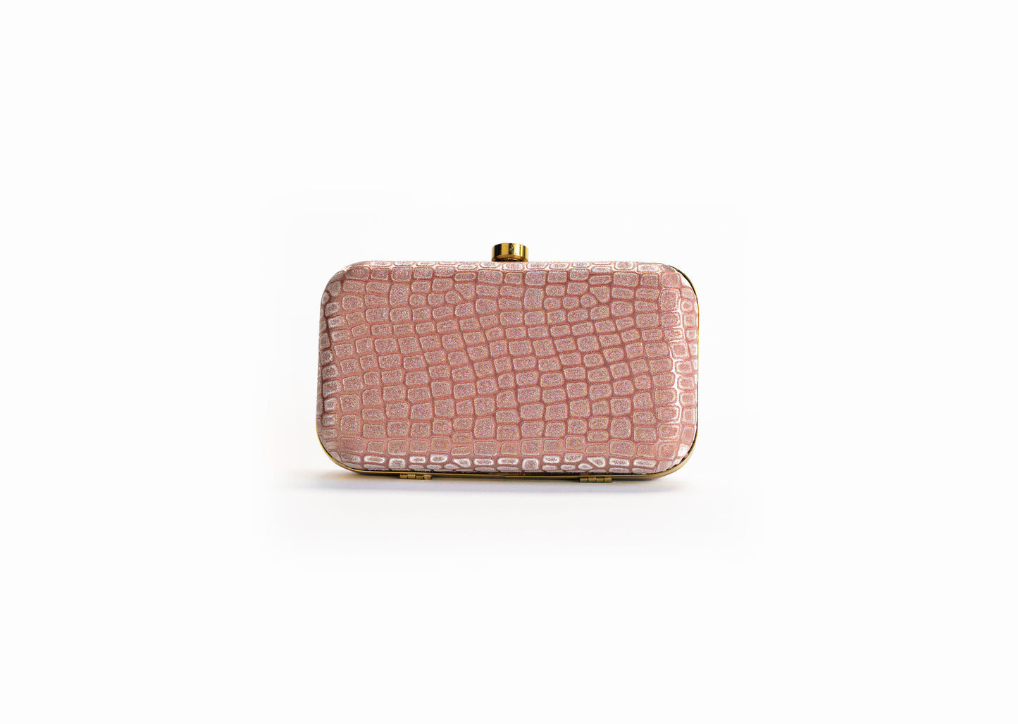 Roze Croco Clutch