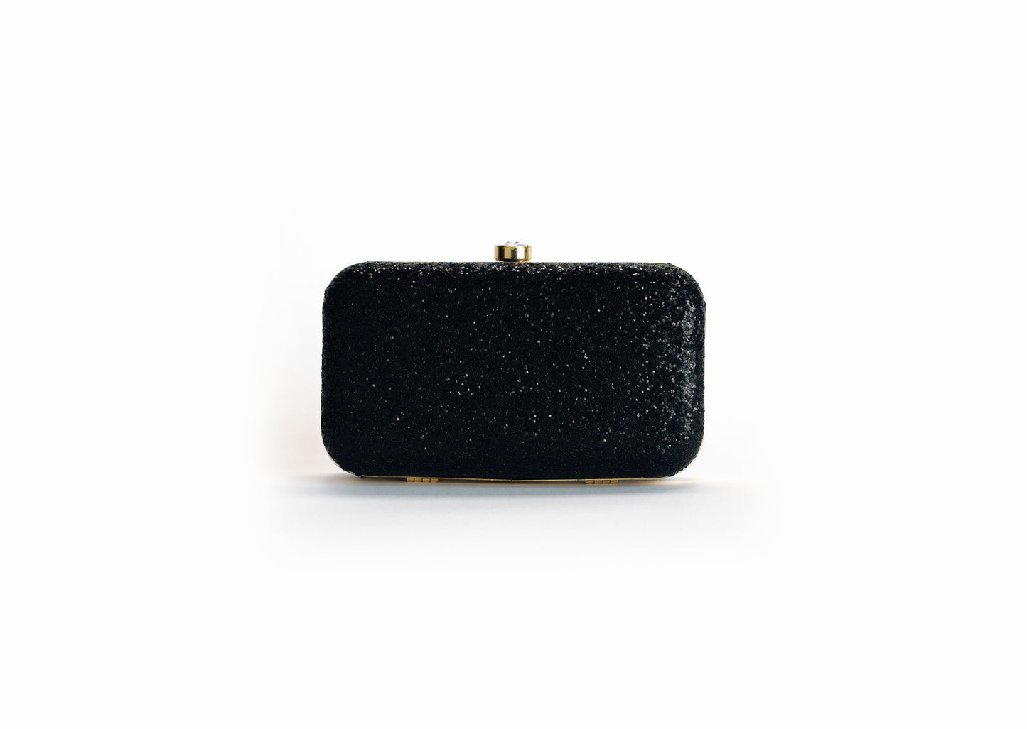 Zwarte Glitter Clutch