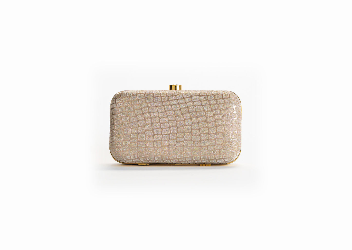 Champagne Croco Clutch