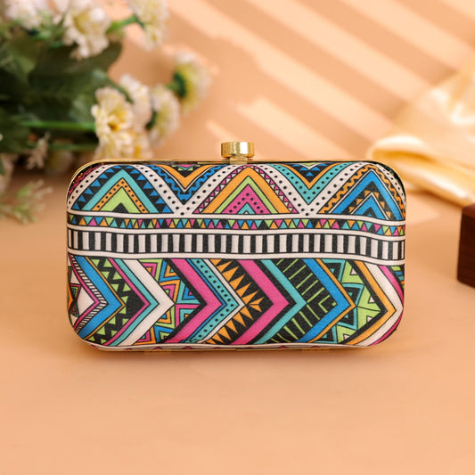 Aztec Color Clutch
