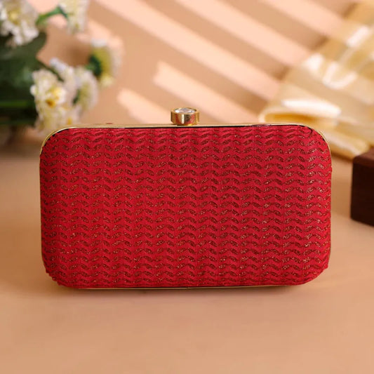 Ruby Glam Clutch
