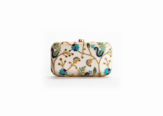 Royal Peacock Clutch
